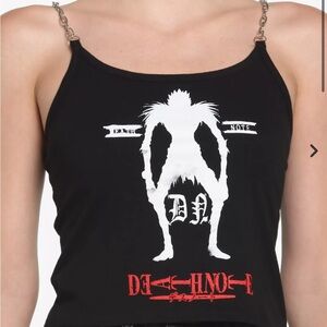 Hot Topic Death Note Ryuk Chain Strap Girls Cami